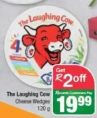 Spar The Laughing Cheese Wedges 120g offer
