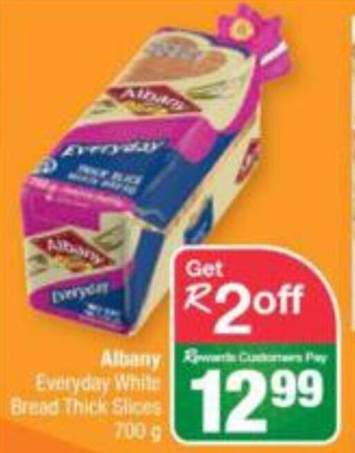 Albany white Bread 700g offer at Spar