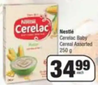 Spar Nestlé Cerelac Baby Cereal Assorted 250g offer