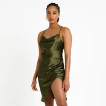 The FIX Women's fatigue satin cami dress offer