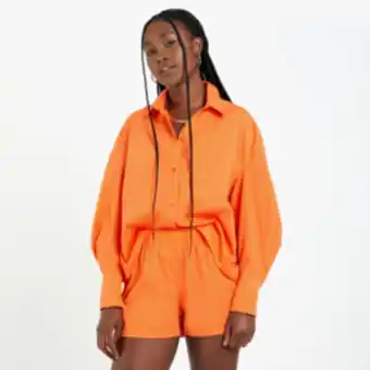 The FIX Women's orange co-ord pull on shorts offer