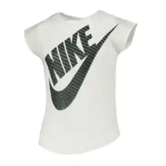 Sportscene Nike girls jumbo futura white t-shirt offer