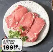 28 Day Matured Rib Eye Steak-Per kg