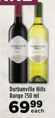 Food Lover's Market Durbanville Hills Range-750ml Each offer