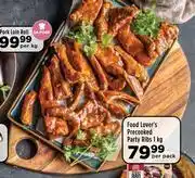 Food Lover's Market Food Lover's Precooked Party Ribs-1kg Per Pack offer