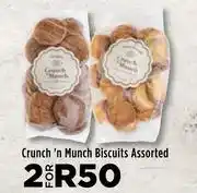 Food Lover's Market Crunch 'n Munch Biscuits Assorted-For 2 offer