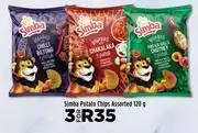 Food Lover's Market Simba Potato Chips Assorted-For 3 x 120g offer