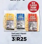 Food Lover's Market Food Lover's Popcorn Assorted-For 3 x 65g offer