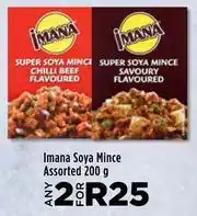Food Lover's Market Imana Soya Mince Assorted-For 2 x 200g offer