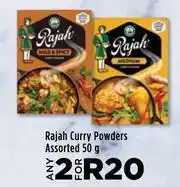 Food Lover's Market Rajah Curry Powders Assorted-For 2 x 50g offer