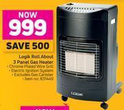 Game Logik Roll About 3 Panel Gas Heater offer