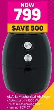 Game Aria Mechanical Air Fryer- 4Ltr offer