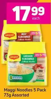Game Maggi Noodles 5 Pack 73g Assorted- Each offer