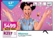 Game Hisense 43" UHD Smart TV 43A6G offer
