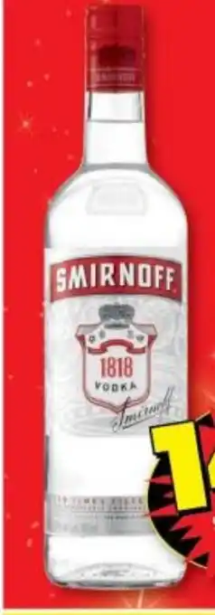 Shoprite Liquor Smirnoff 1818 Original Infusions Vodka 750 ml each offer