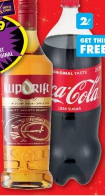 Shoprite Liquor Klipdrift Export Brandy 750ml offer