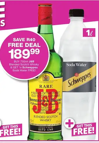 J&B Blended Scotch Whisky 750 ml