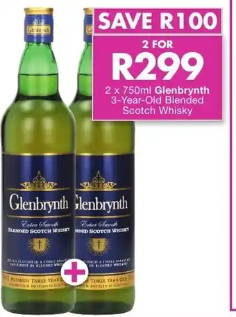 Glenbrynth 3-Year-Old Blended Scotch Whisky 2 x 750 ml