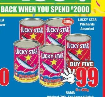 Boxer Lucky star pilchards 5 offer