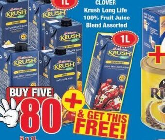 Clover krush fruit juice 5