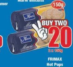 Boxer Henro biscuits 2 offer