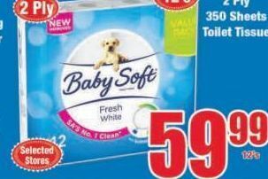 Boxer Baby soft toilet paper offer