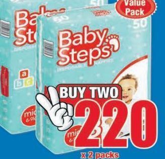 Boxer Baby steps nappies 2 offer