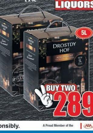 Boxer Drostdy hof wine 2 offer