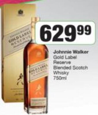 Spar Tops Johnnie Walker Gold Label Reserve Blended Scotch Whisky 750ml offer