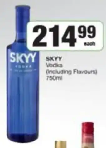 Spar Tops SKYY Vodka 750ml offer