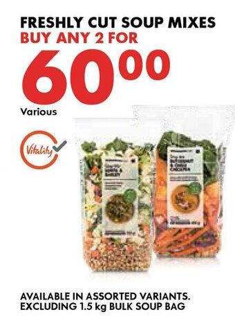 Freshly Cut Soup Mixes