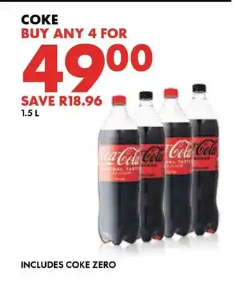 Woolworths Coke 1.5L offer