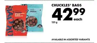 Woolworths Chuckles Bags 125g offer