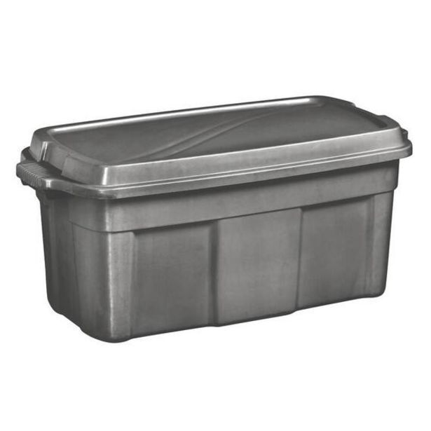 Big jim 160l storage box with wheels black offer at Game