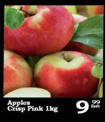 Oxford Freshmarket Apples Crisp Pink 1kg offer