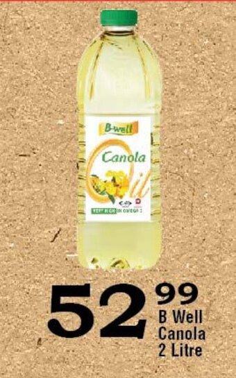 Oxford Freshmarket B Well Canola 2 Litre offer