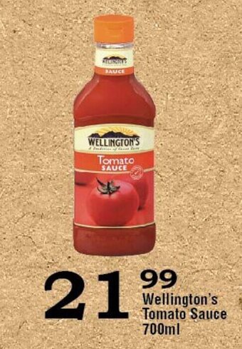 Oxford Freshmarket Wellington's Tomato Sauce 700ml offer