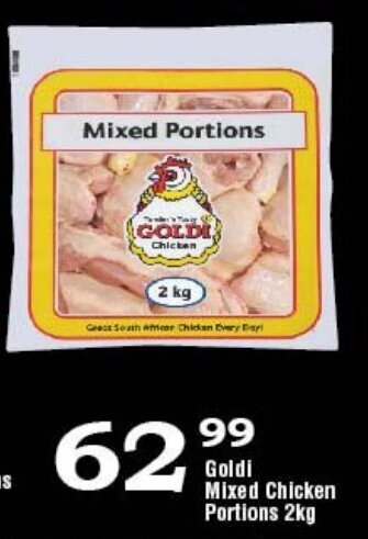 Oxford Freshmarket Goldi Mixed Chicken Portions 2kg offer