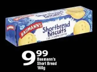 Baumanns Short Bread 160g