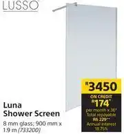 Builders Warehouse Lusso Shower Screen 733200 offer