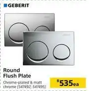 Builders Warehouse Geberit Round Flush Plate 547492, 547495-Each offer