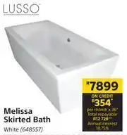 Builders Warehouse Lusso Melissa Skirted Bath offer