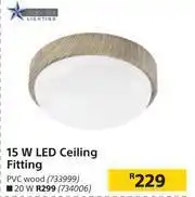 Builders Warehouse Bright Star Lighting 15W LED Ceiling Fitting offer
