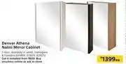 Builders Warehouse Denver Athena Nalini Mirror Cabinet-Each offer
