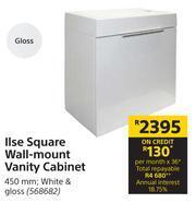 Builders Warehouse Iise Square Wall Mount Vanity Cabinet 450mm offer