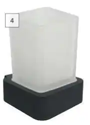 Lusso Ciano Bathroom Accessories Tumbler
