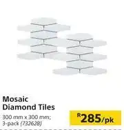 Builders Warehouse Mosaic Diamond Tiles-300mm x 300mm Per Pack offer