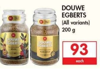 Douwe Egberts Instant Coffee All Variants 200g