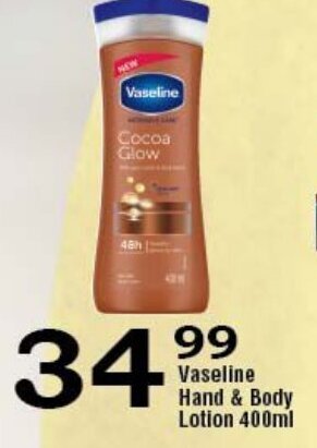 Vaseline Hand & Body Lotion 400ml