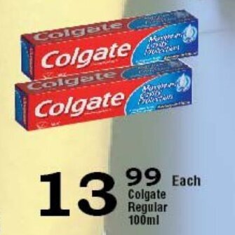 Oxford Freshmarket Colgate Regular 100ml offer